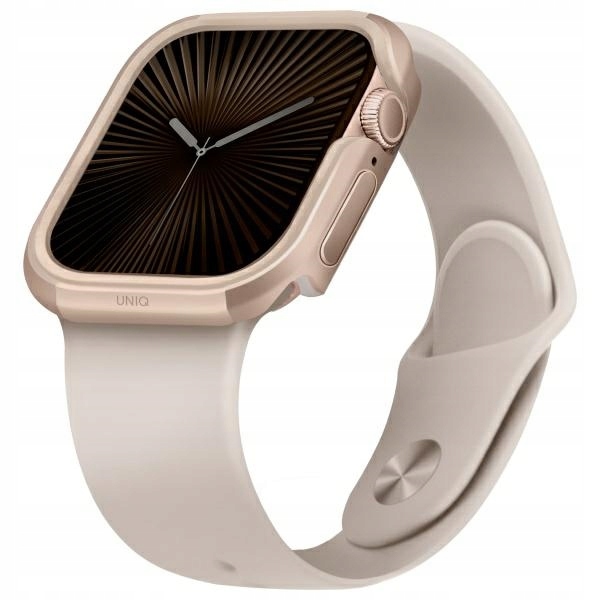 Uniq pouzdro Valencia Apple Watch Series 46 mm zlaté/zlaté