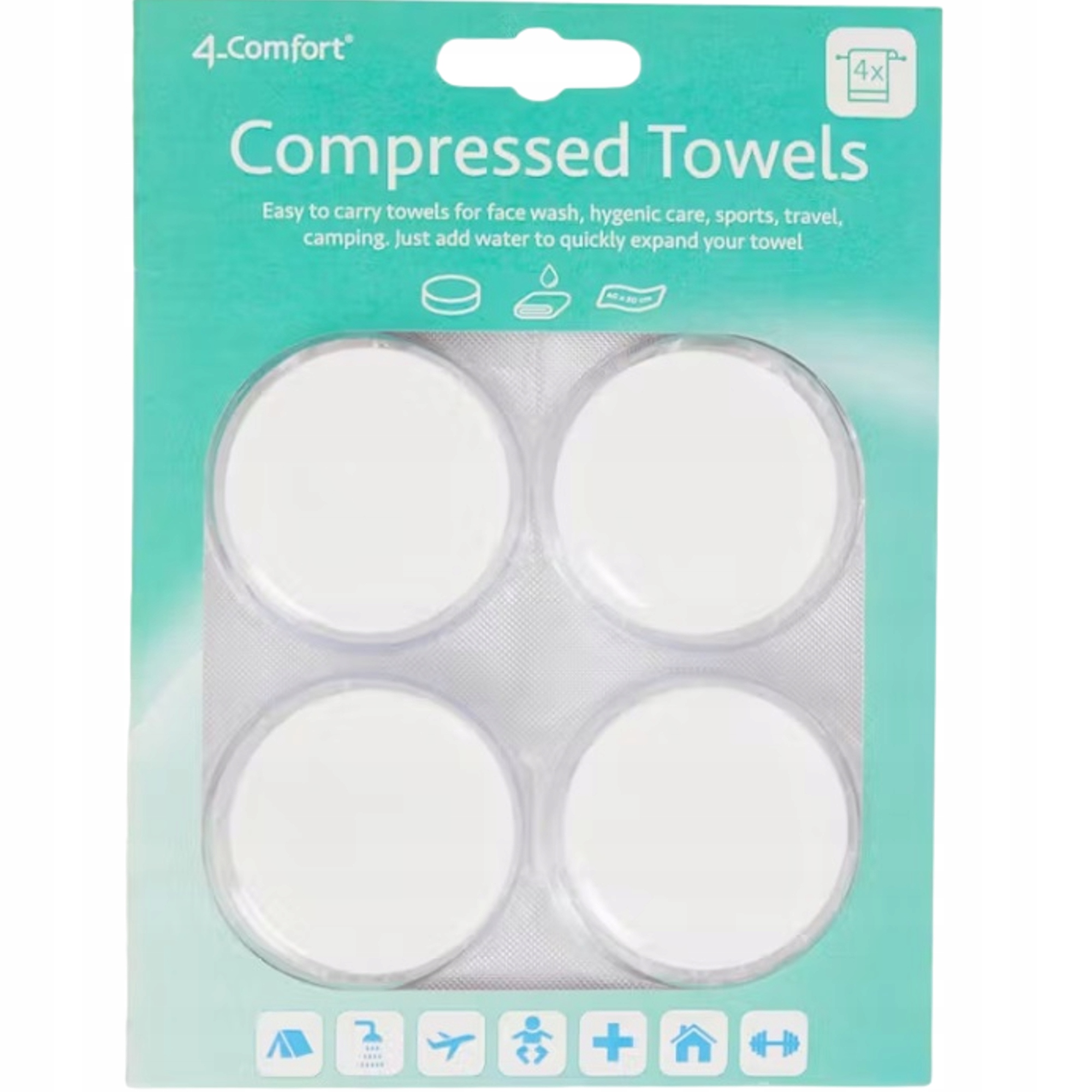 

Ręcznik mini turystyczny podróżny skompresowany