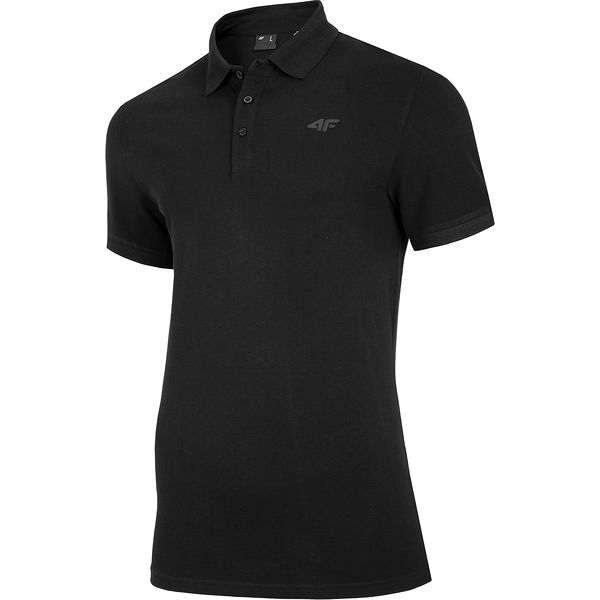 

4F T-shirt Koszulka Polo NOSH4-TSM008 Czarna XXL