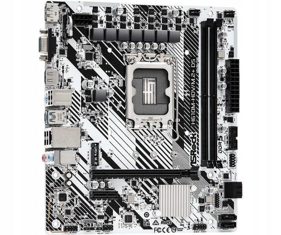 ASROCK H610M-HDV/M.2+ D5 mATX LGA1700 DDR5 — 5
