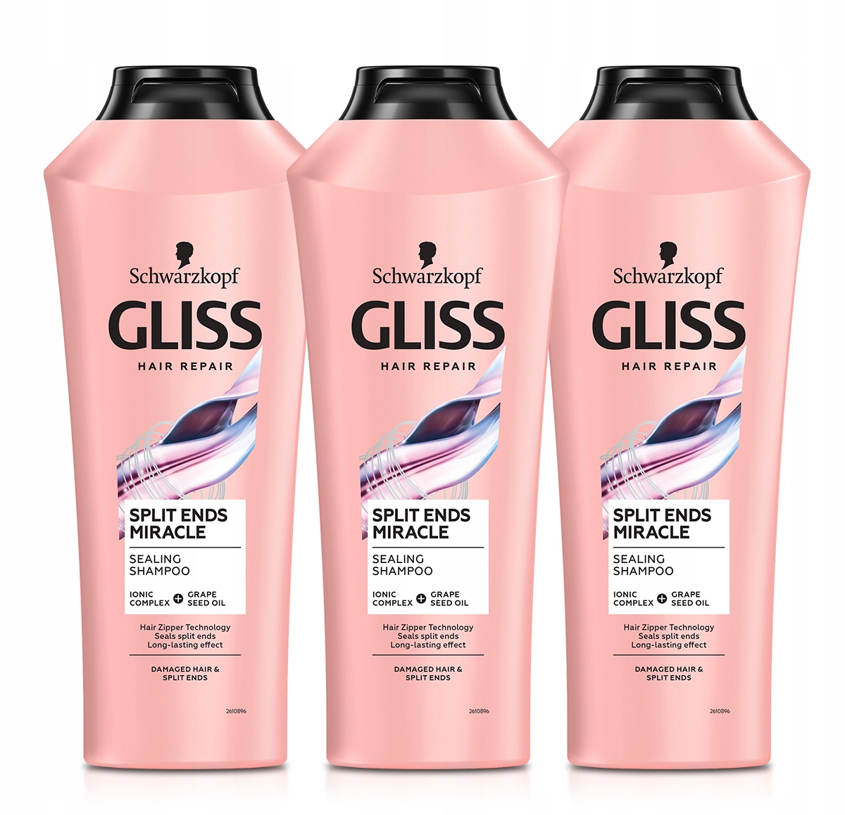 

Gliss Split Ends szampon do włosów 3 x 400 ml