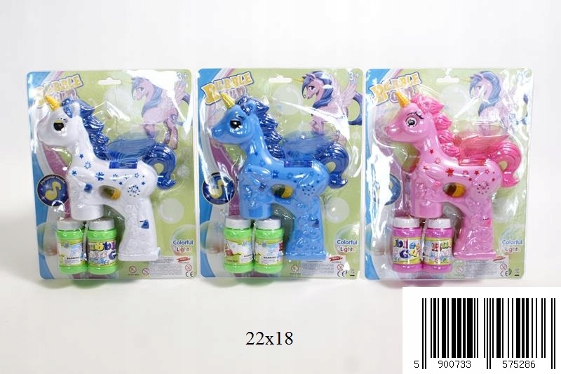 PISTOLET DO BANIEK Mydlanych JEDNOROŻEC kolory Rodzaj pistolet