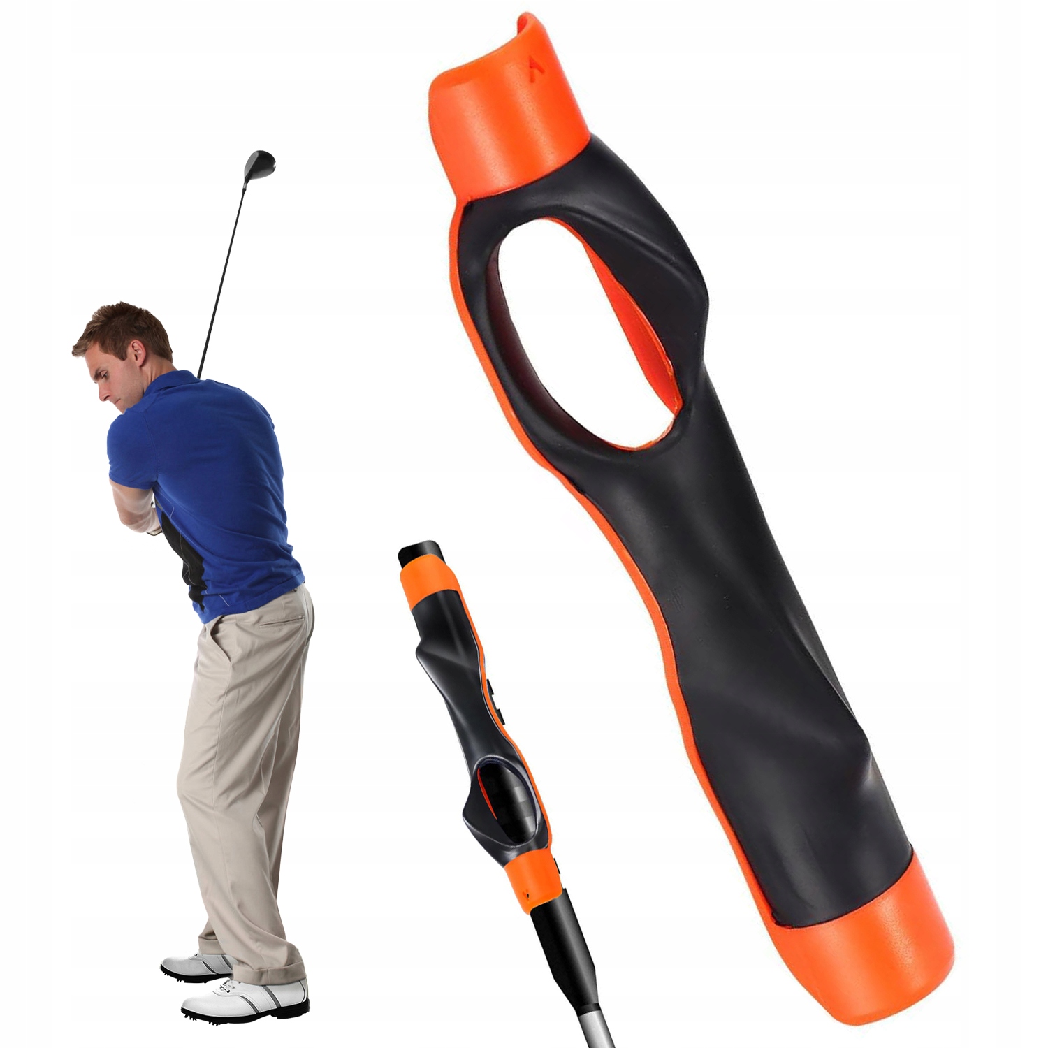 Silikonowy Trener Chwytu Kiju Golfowego Antypoślizgowy Ćwiczenie Uchwytu