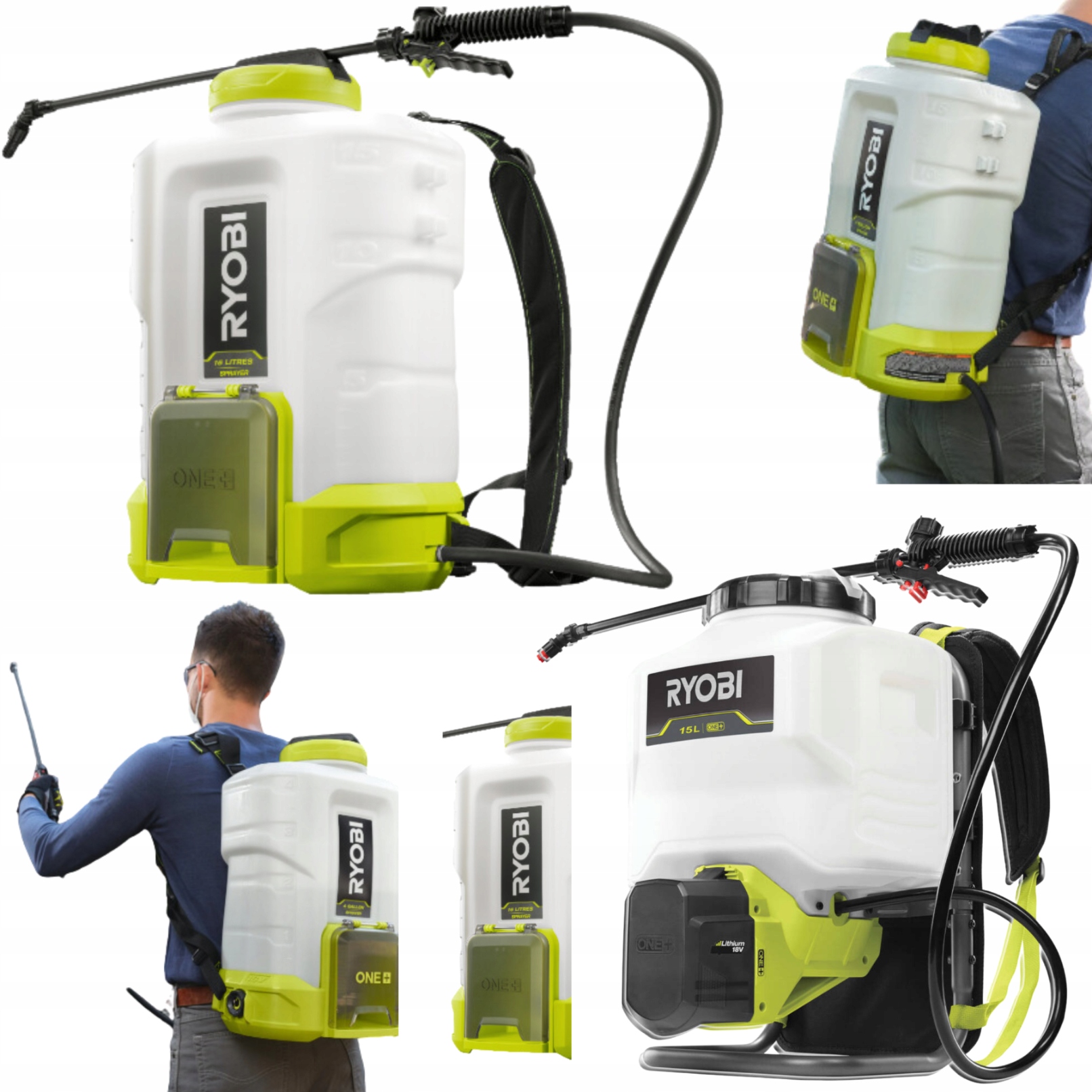 RYOBI Opryskiwacz akumulatorowy 15 l 18 V RY18BPSB-0