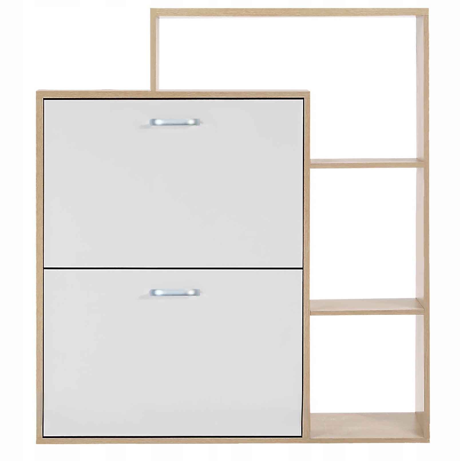 Skrinka Na Topánky Regál Na Topánky 2-ÚROVŇOVÁ Priestranná Komoda Do Predsiene