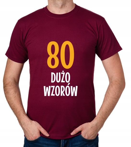 

koszulka prezent 80 Lat Pomysł Na 80-TE Urodziny