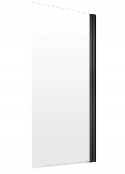 Radaway Nes Black Pnj 60 parawan nawannowy jednoczęściowy czarny uchylny