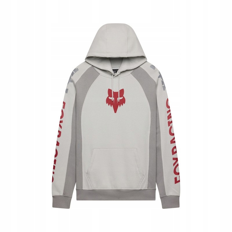Mikina S Kapucňou Fox Valiant Fleece Po Light Grey (XL)