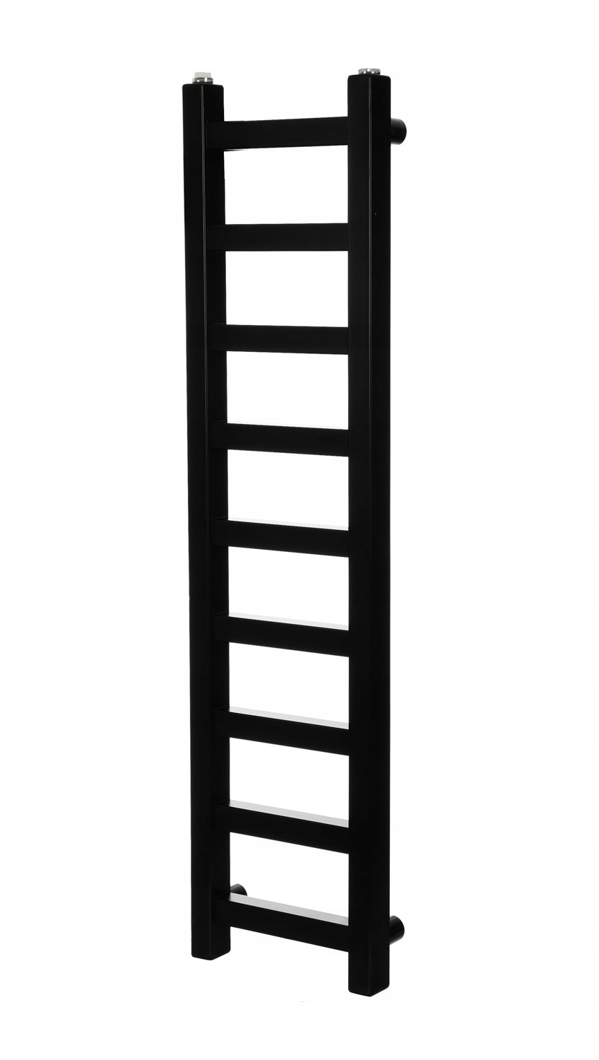 Elektrický kúpeľňový radiátor Dekoratívny 400 W Časovač Orchid úzky Čierny