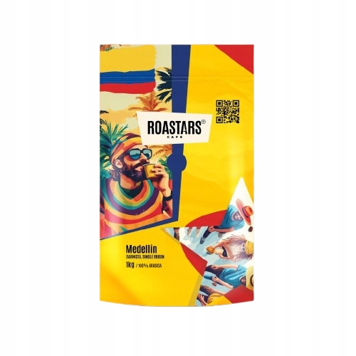 Levně Káva zrnková Roastars Café Medellin 1 kg 100% Arabica