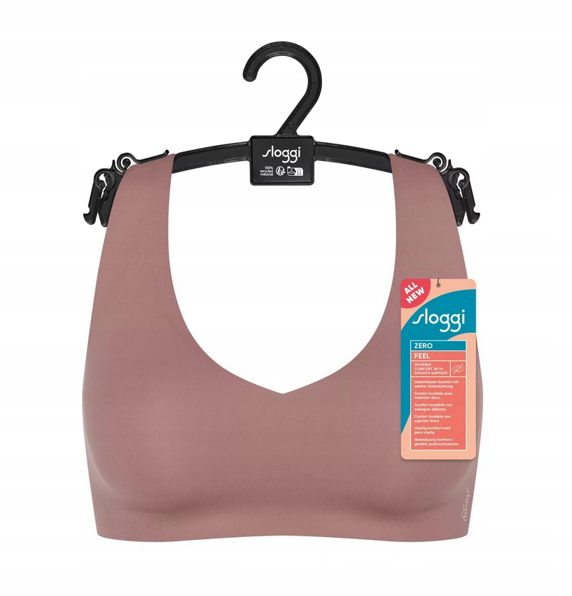 Sloggi Bezešvá Podprsenka Zero Feel Bralette Bez Kostic Cacao S 36