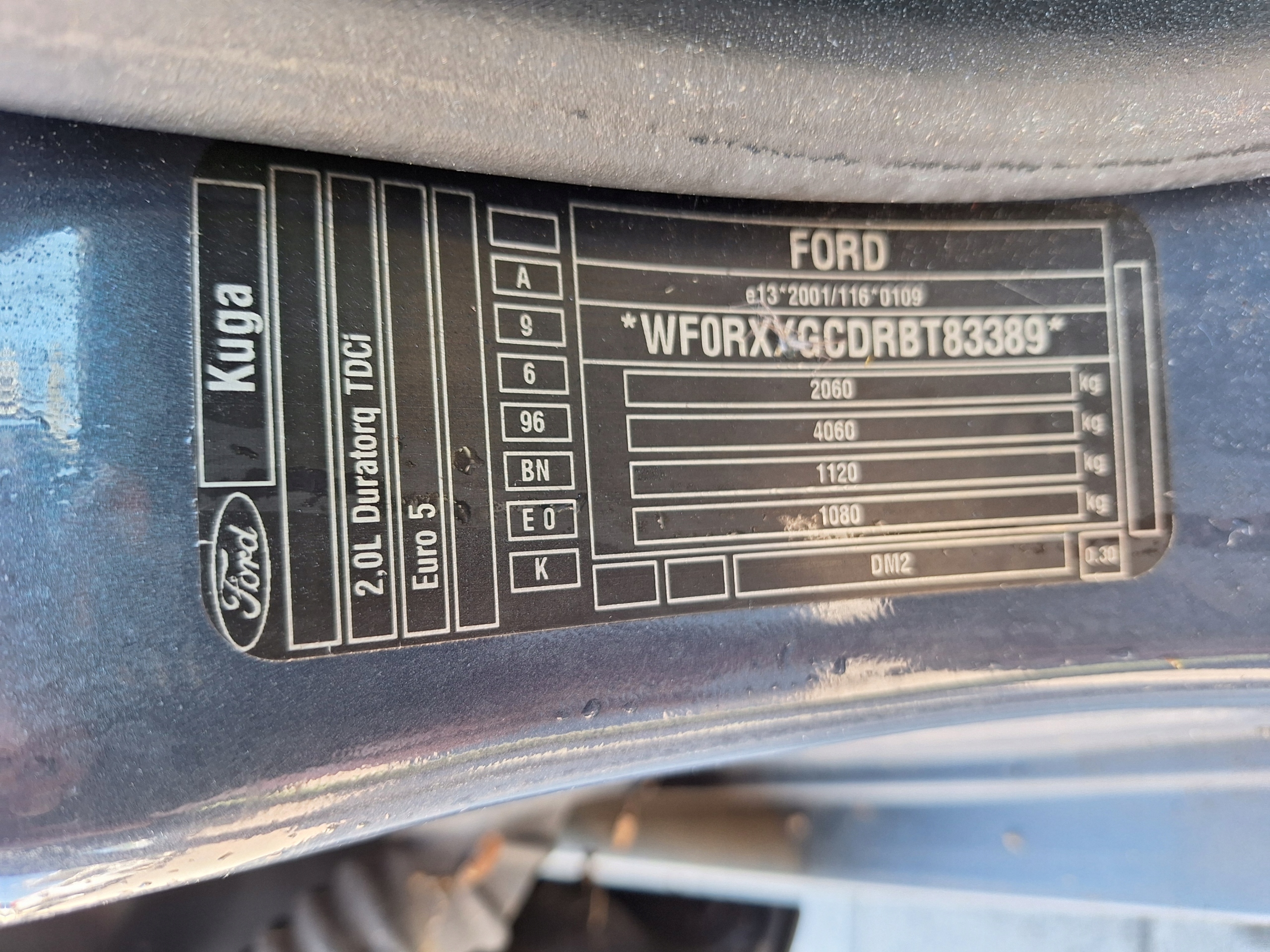 FORD KUGA 1 and MK1 DM2 "E0" "EO" mirror right E0 EO 7-PIN EUROPA