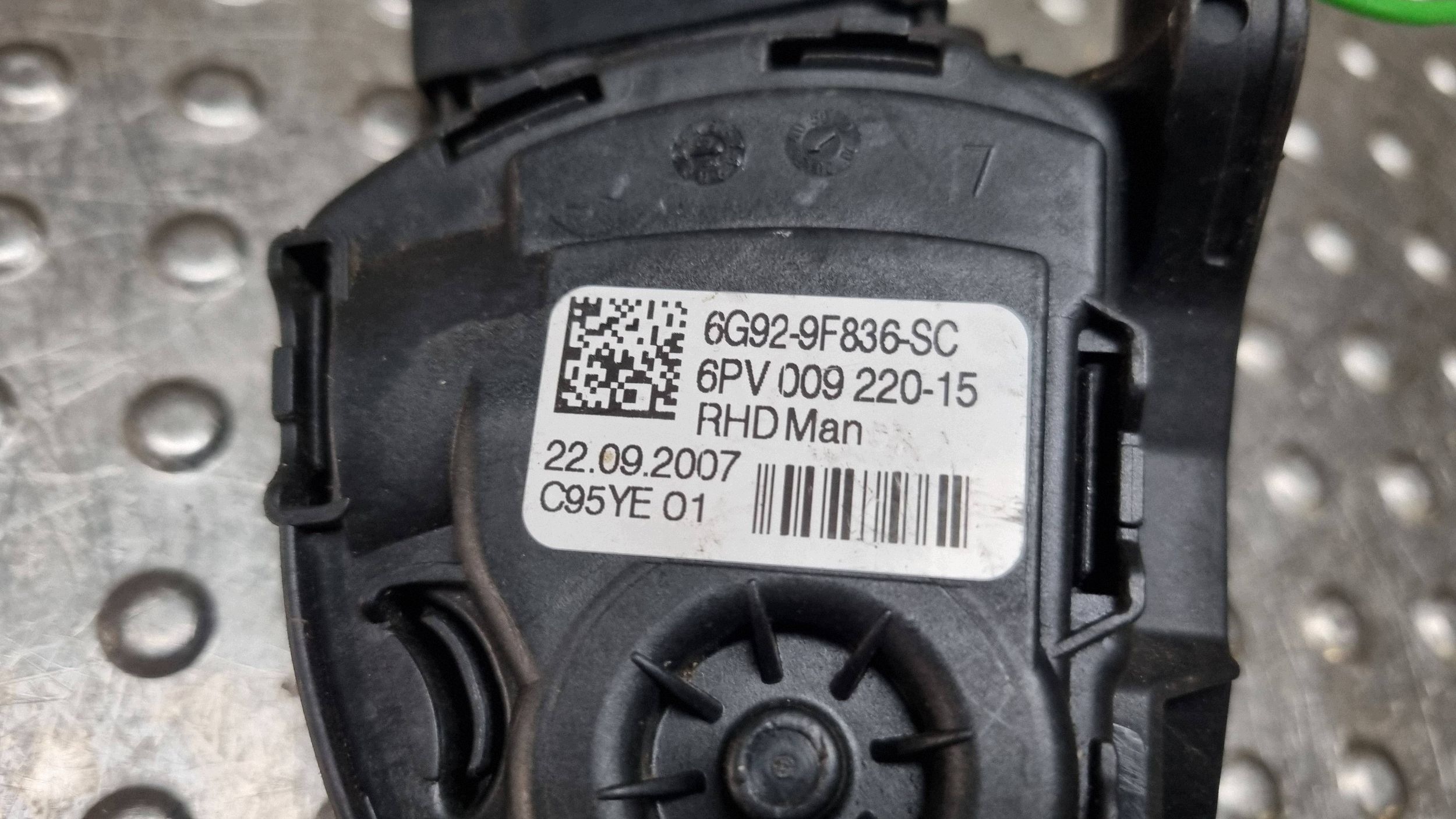 potentiometer accelerator pedal 6G92-9F836-SC FORD MONDEO MK4