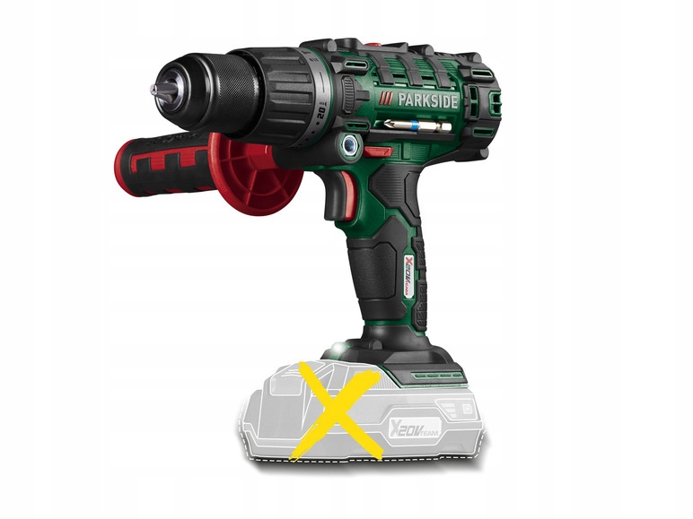 Wiertarko-wkrętarka z udarem Parkside Psbsa 20-Li udar 20V