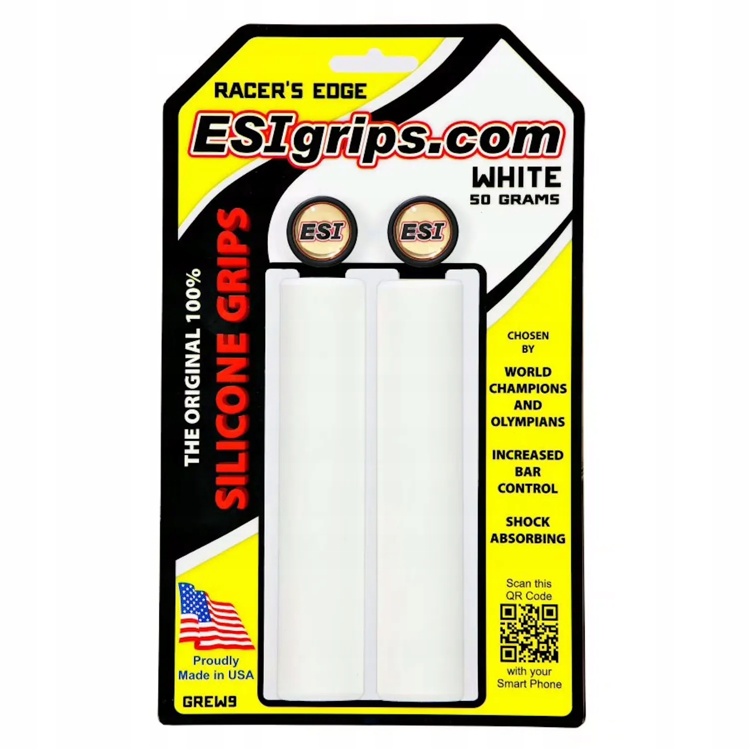 Gripy rowerowe Esi Racer's Edge white