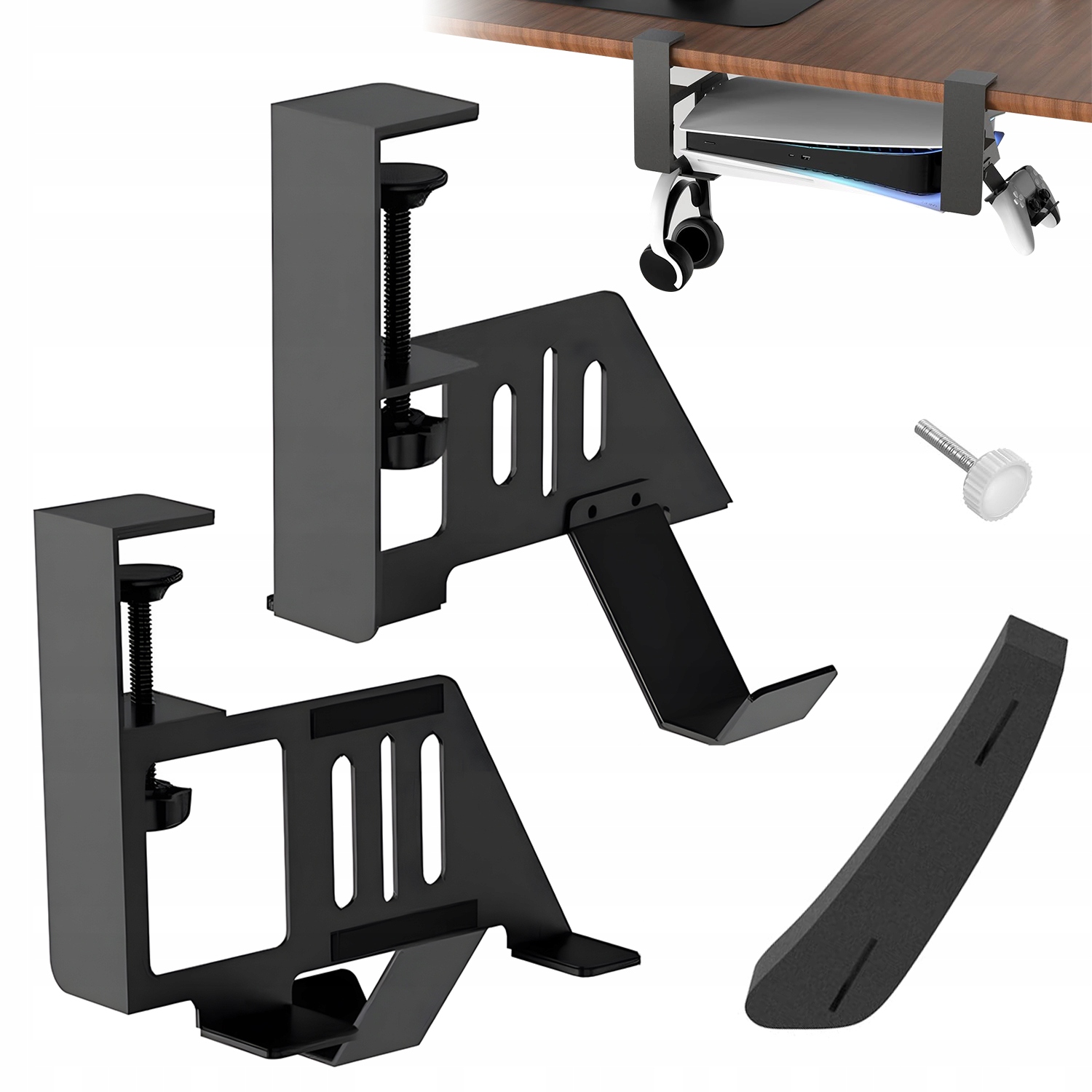 PS5 PS5 Slim Stojak Poziomy Stabilny Metal Silikon Obciążenie 20KG