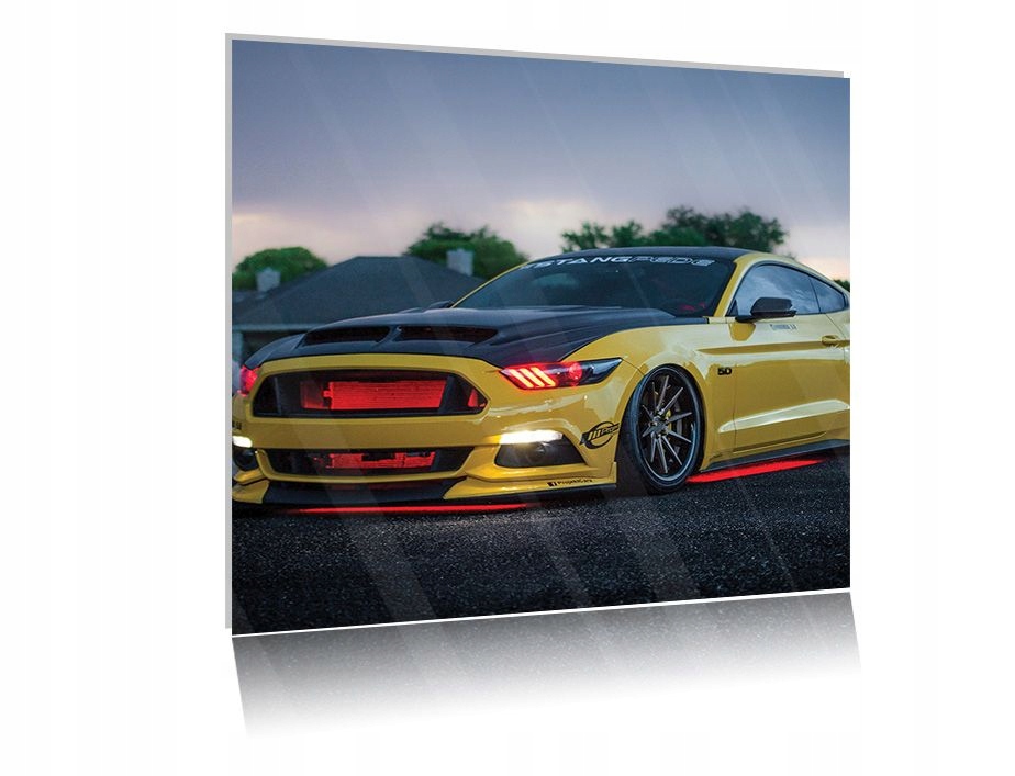 

Obraz szklany na szkle Ford Mustang 02 30x30