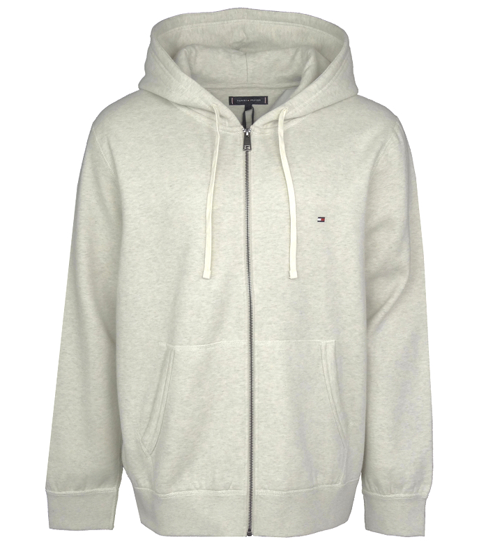 Tommy Hilfiger pánská mikina, rozepínací, béžový melír, XL