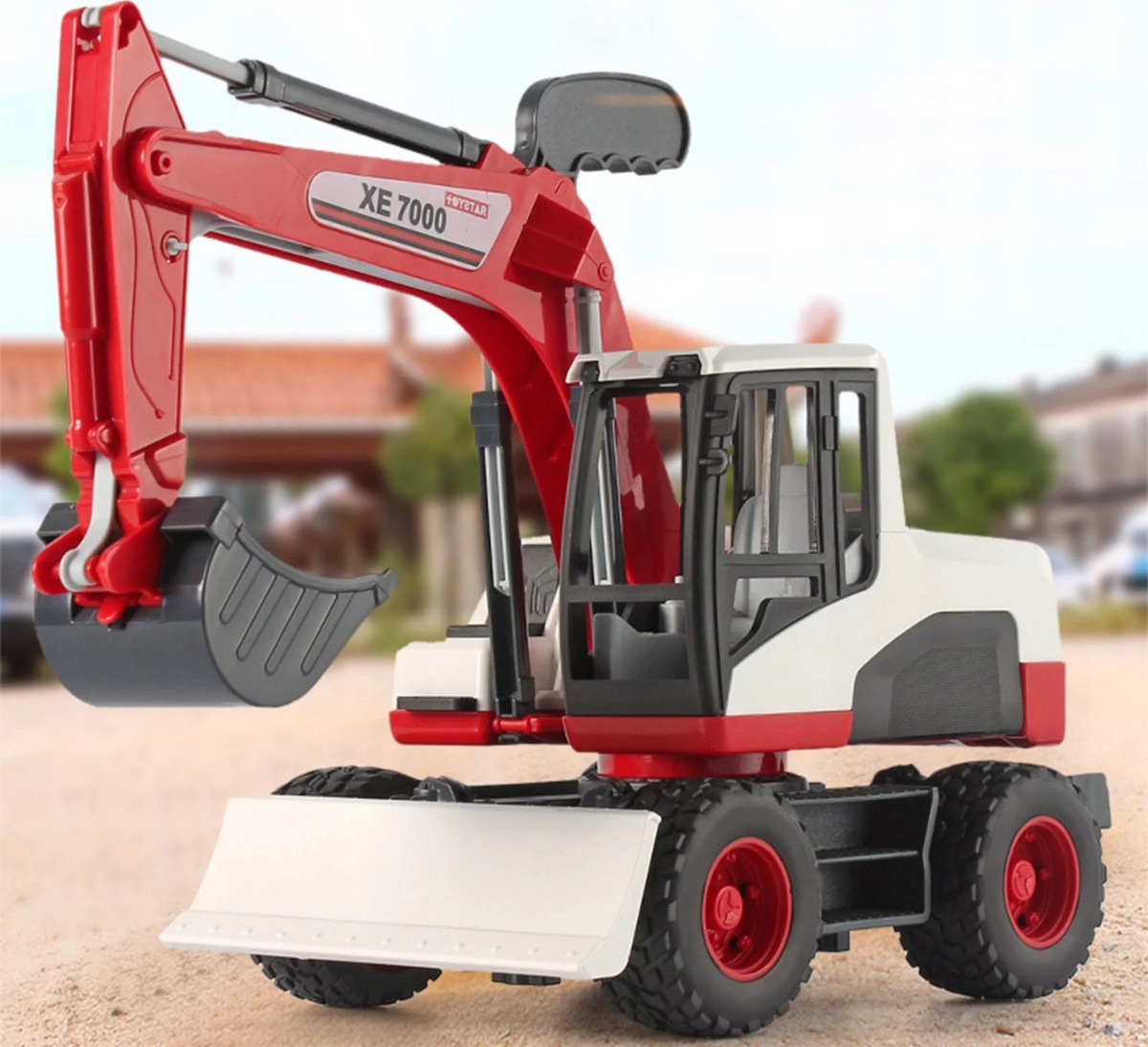 Duża Koparka Spychacz Dzieci Ruchoma Łyżka Dźwięki Z638