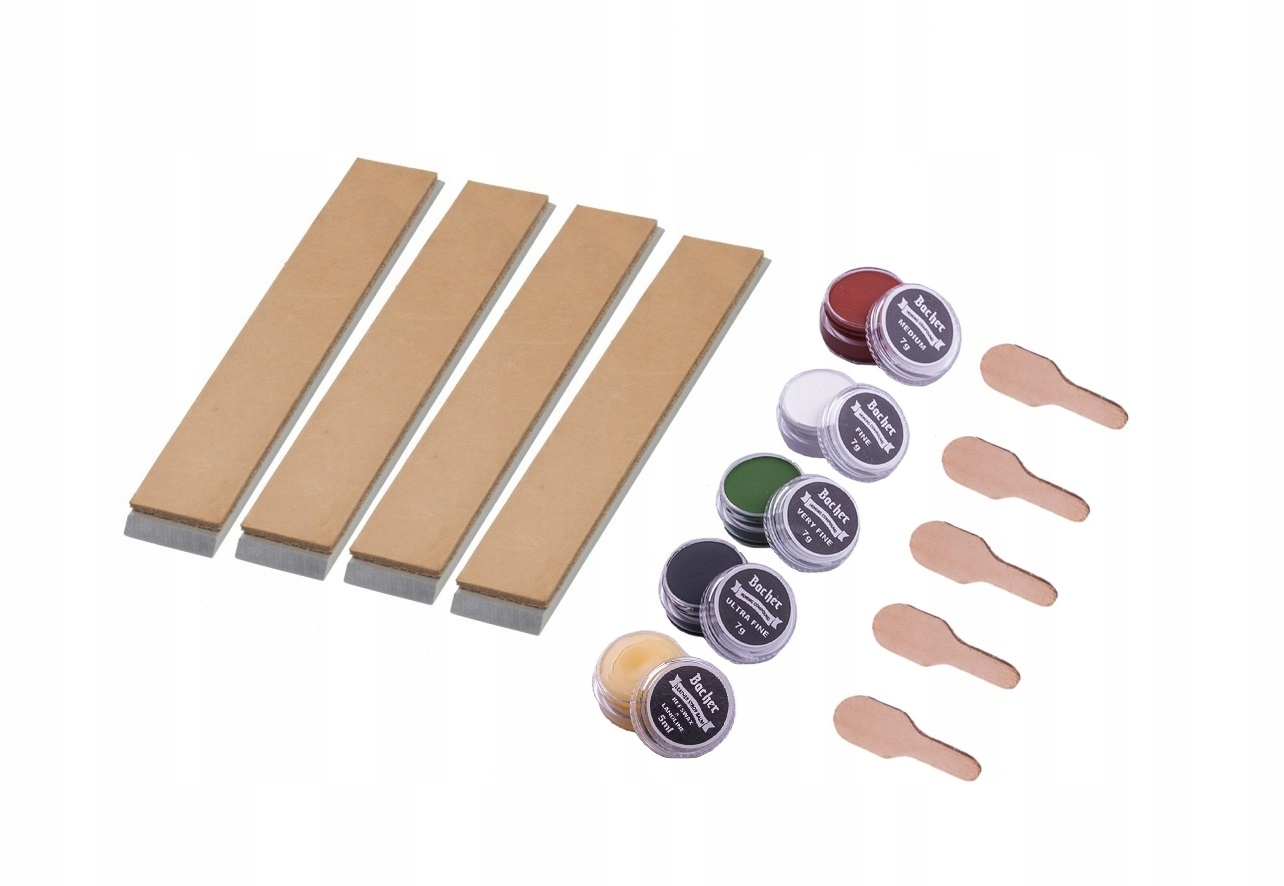 

Strop skóra Bacher 4szt. do ostrzałek Apex pasty