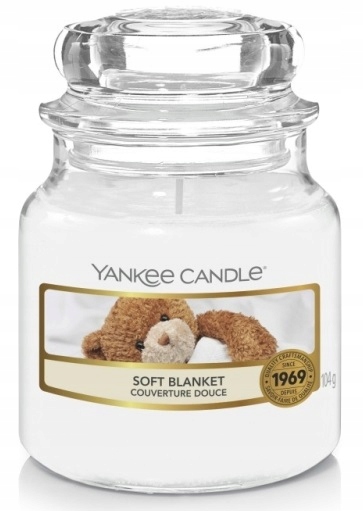 YANKEE CANDLE świeca SOFT BLANKET mała 104g
