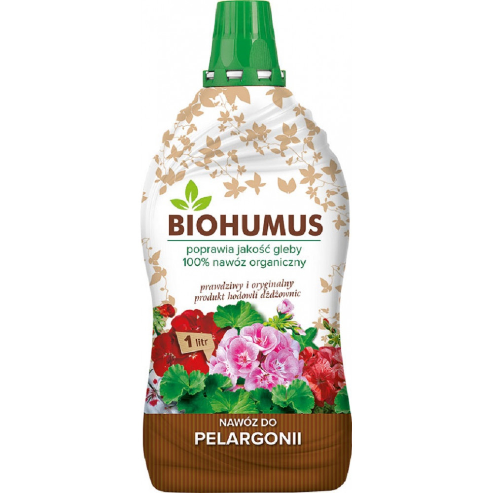 

Biohumus Nawóz Do Kwiatów Roślin Pelargonii 1 L