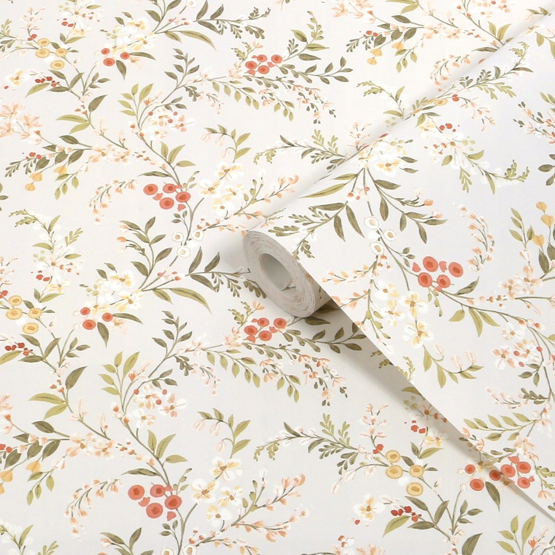 Vinylová tapeta na flizelině, barevné botanické květiny do ložnice, tapety