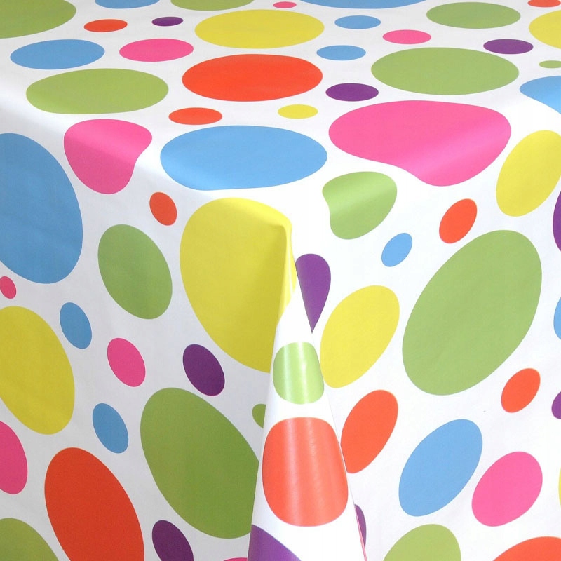 

Cerata Kropki Kolorowe 140 cm x 20 m Rolka