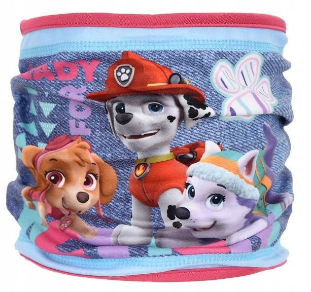 

Kolorowy komin dla dziewczynki Psi Patrol