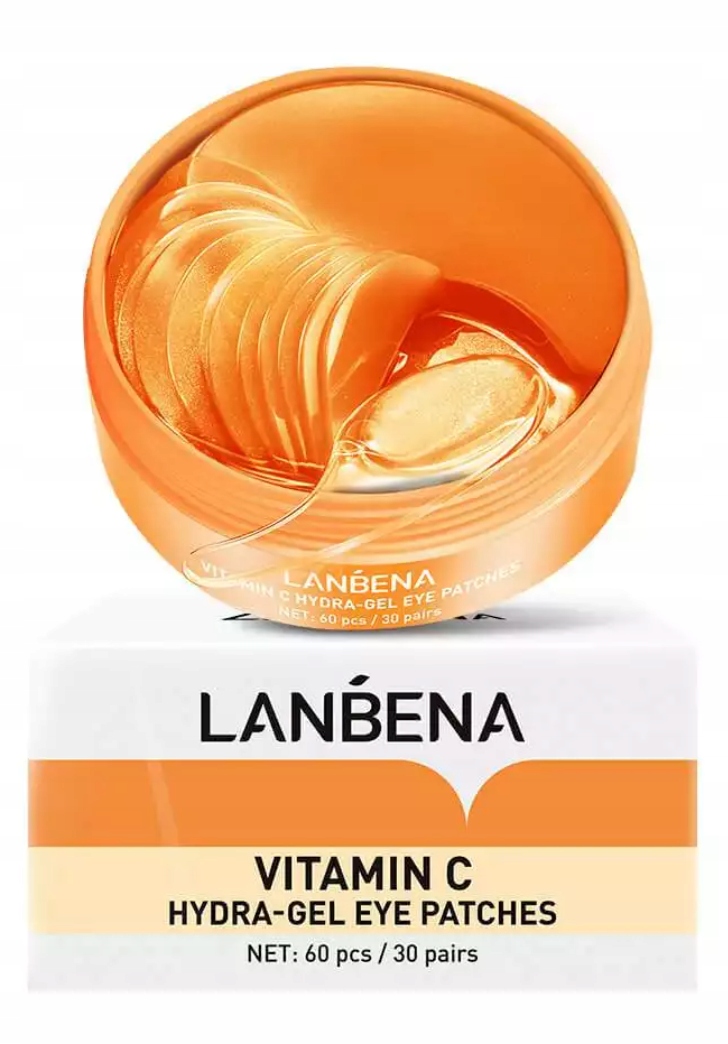 LANBENA 60 SZTUK MASECZKA POD OCZY PŁATKI ŻELOWE WITAMINA C HYDROŻELOWE Marka Lanbena