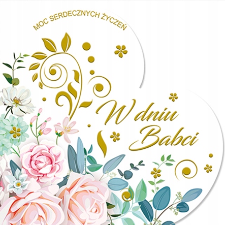 

Karnet Laurka Serce Dzień Babci Koperta LKS254