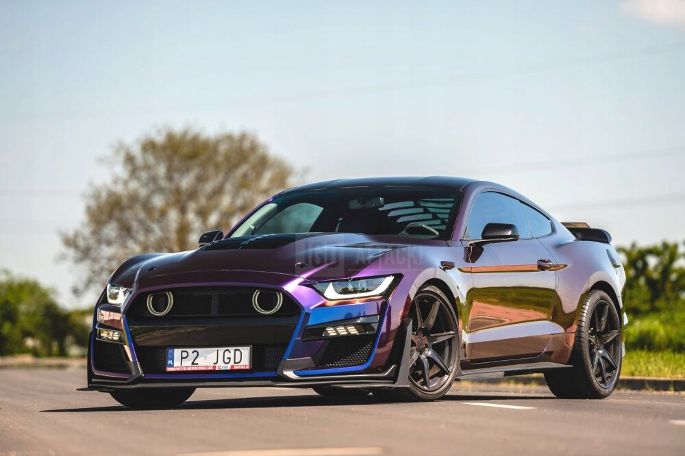 GT500 Body Kit Zderzak Maska Błotniki Lampy LED Migacze MUSTANG 2018-2023 Typ samochodu Samochody osobowe