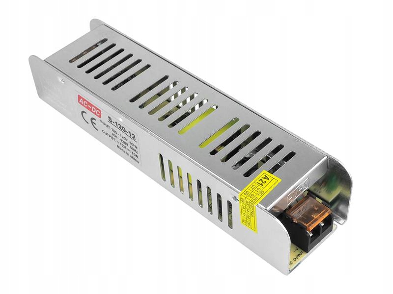 

Zasilacz Modułowy Taśm Led 12V 10A 120W