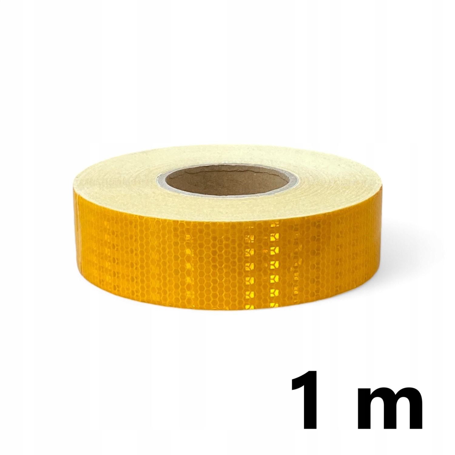 Taśma odblaskowa konturowa żółta ciągła samoprzylepna TIR - 1 metr Marka GMP