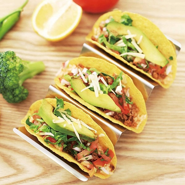 UCHWYT STOJAK SERWOWANIA TACOS PRZEKĄSEK STALOWY Marka Kinghoff