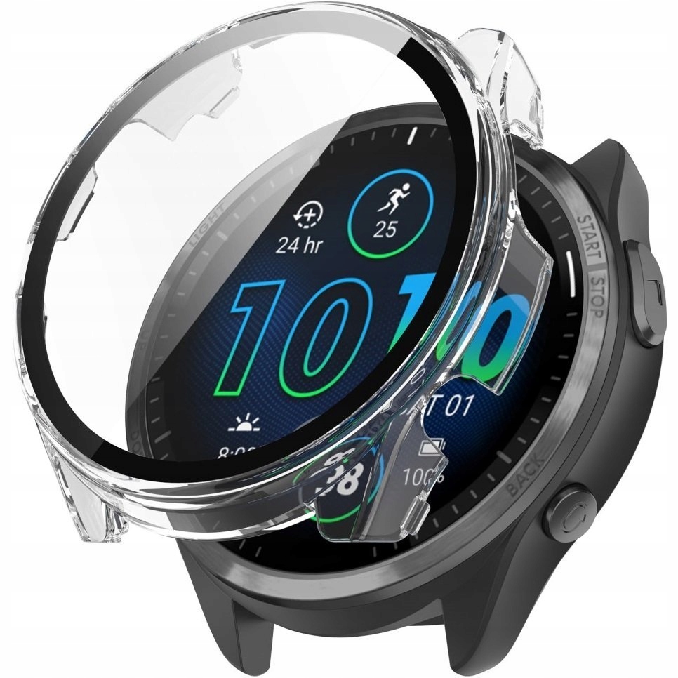 

2w1 Etui Szkło Ochronne Do Garmin Forerunner 965