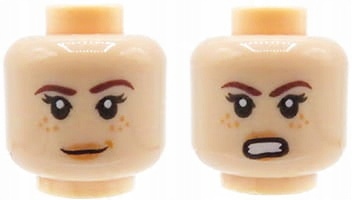 

Lego głowa figurki dwustronna damska 3626cpb1795
