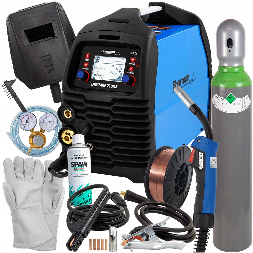 Spawarka MIG MAG Sherman MIG 200 TIG MMA Synergia