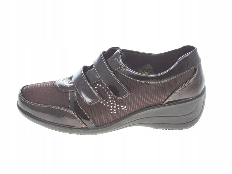 

Półbuty damskie na rzepy JS7316-2 Brown r.41