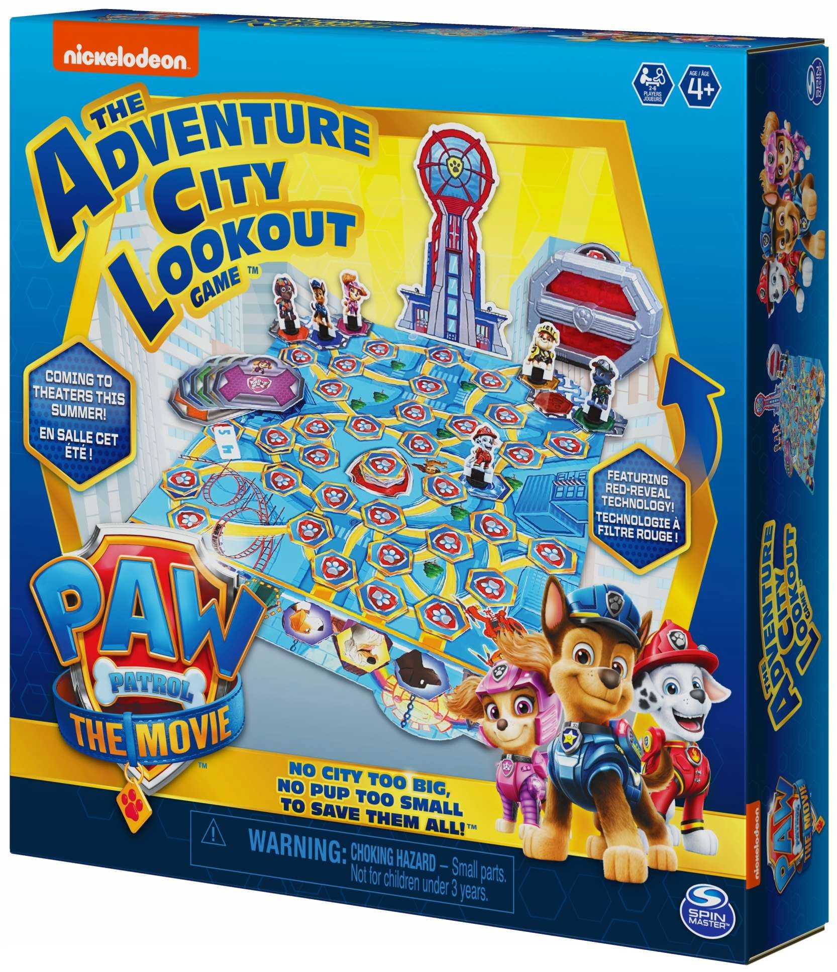 PSI PATROL MOVIE GRA ADVENTURE CITY LOOKOUT SPIN Minimalna liczba graczy 2