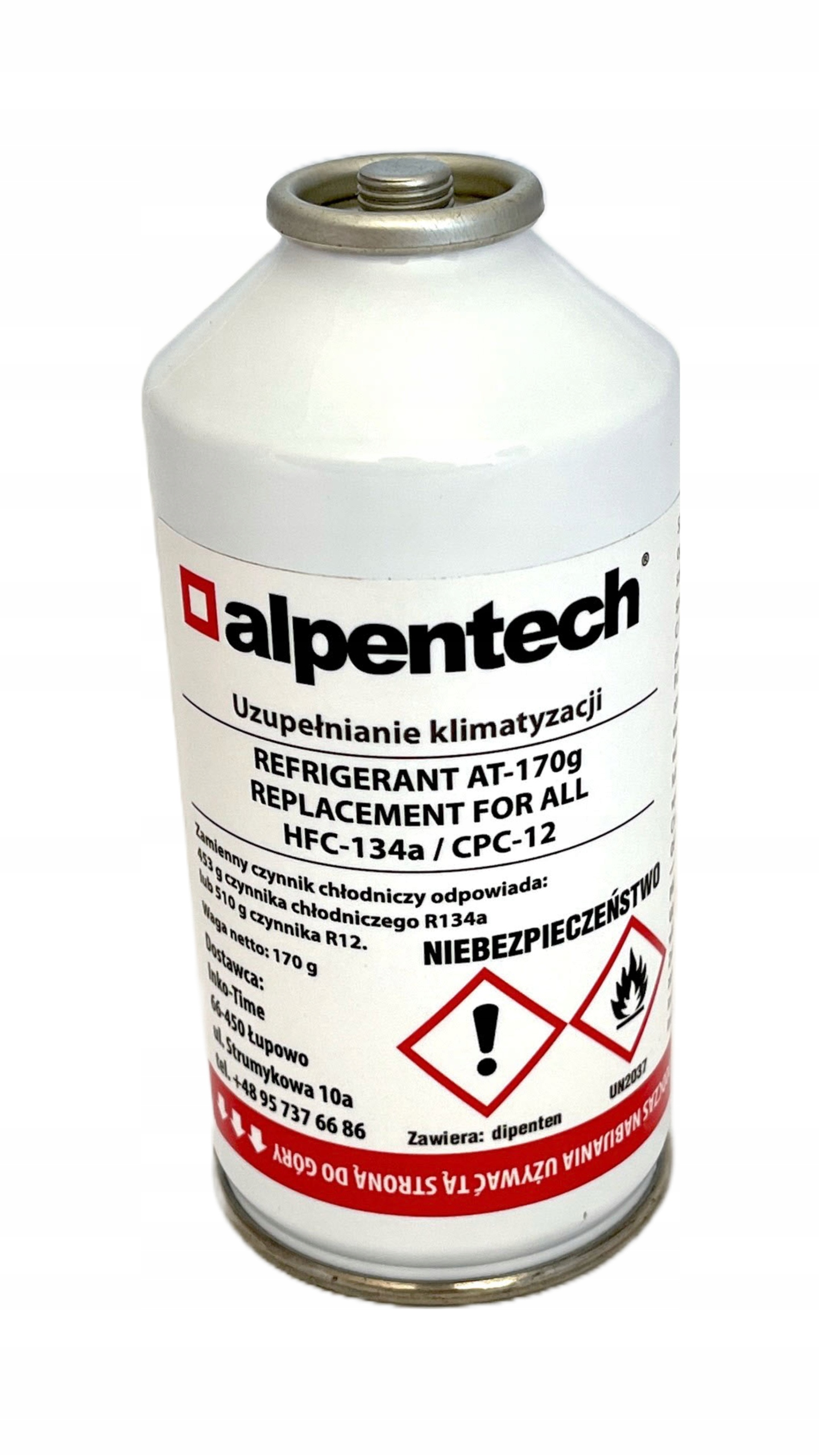 

Gaz Do Klimatyzacji R134a Alpentech Pro
