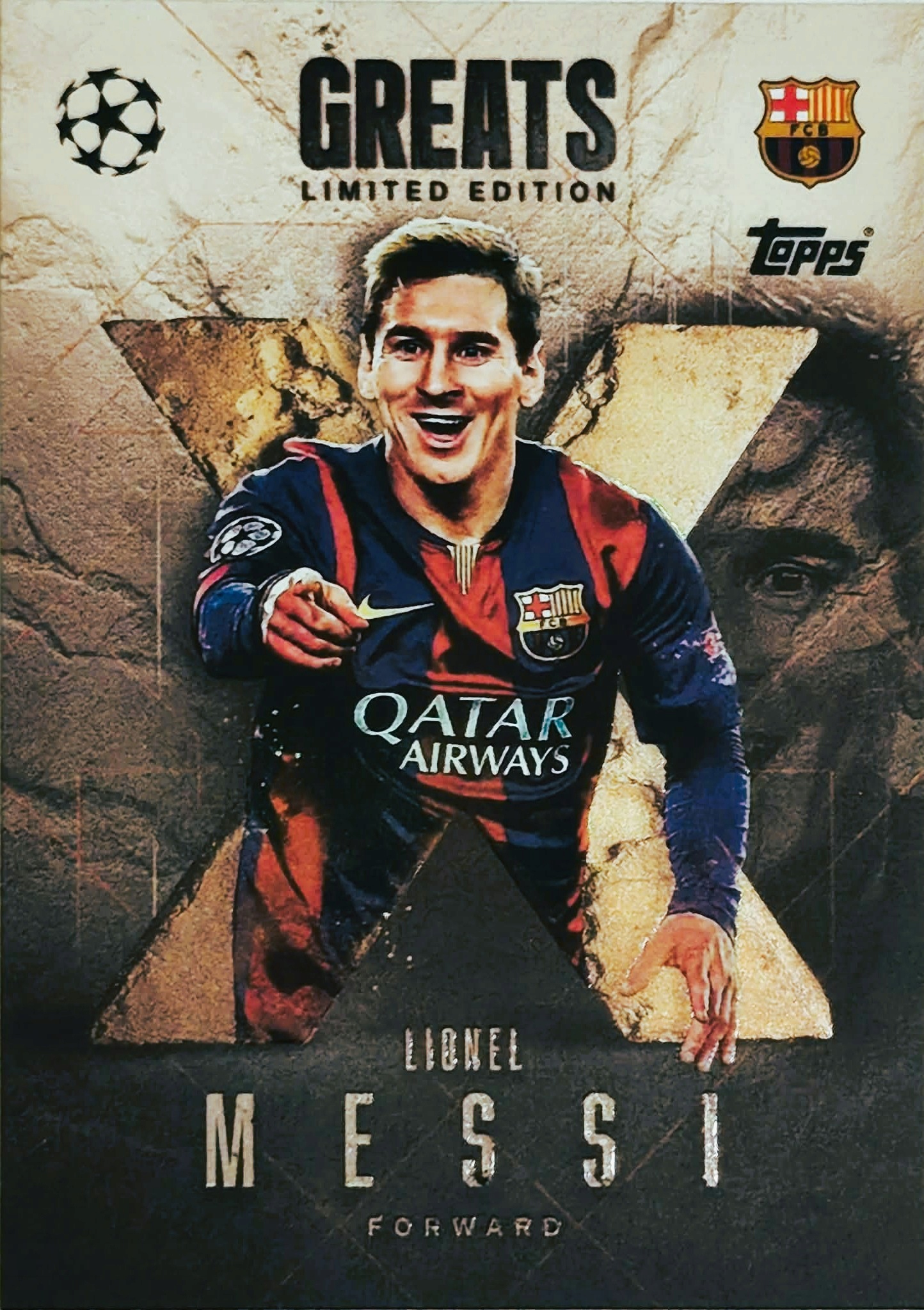 Lionel Messi Greats Limited Edition Le Xg 2 Match Attax Barcelona
