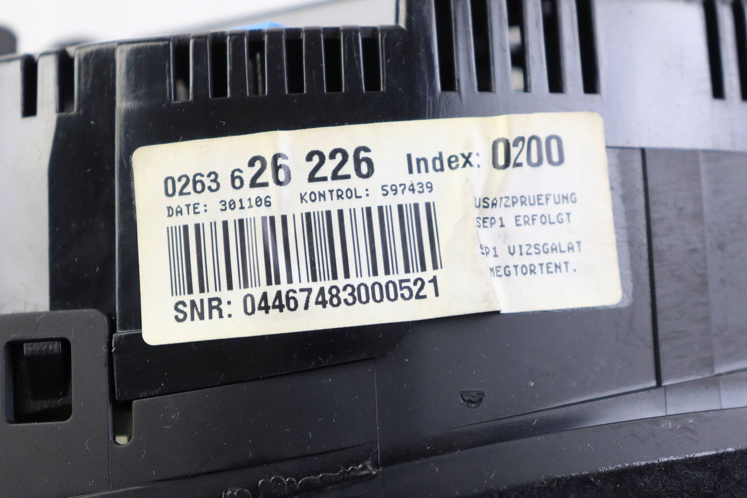 AUDI A4 B7 dials dials PREDKOSCIOMIERZ DIESEL 8E0920932K EUROPA