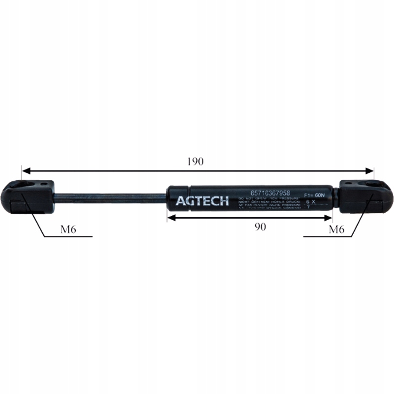 

Sprężyna gazowa dachu Zetor 16367958