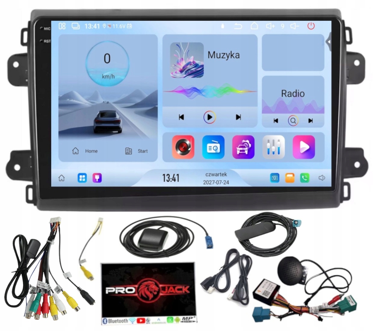 Gps Rádio Android Bt Fiat Ducato 2020-2023 Carplay Wifi Usb 4GB 64GB Sim
