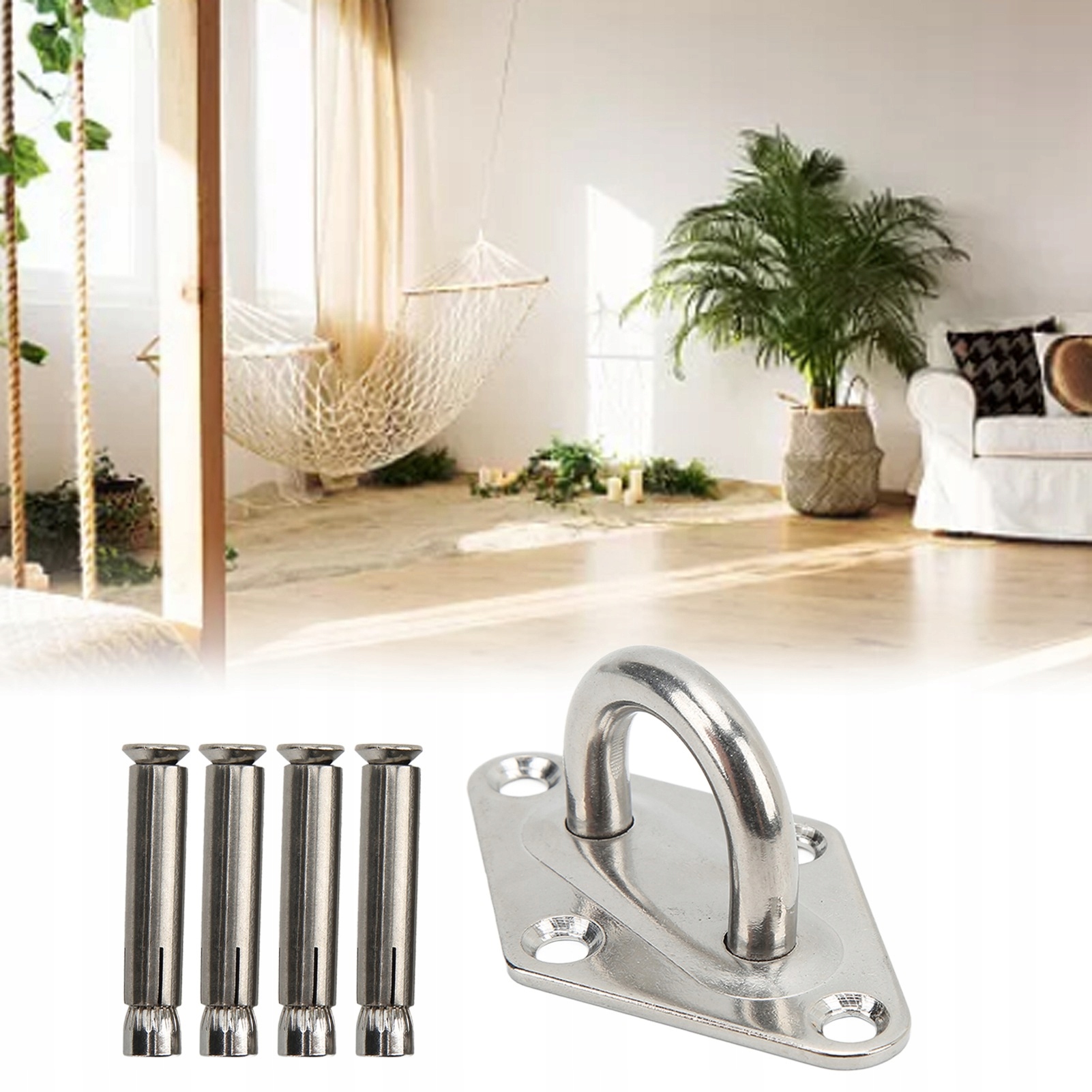 UCHWYT MOCOWANIE HAMAKA HUŚTAWKI FOTELA KOKONU Stan opakowania oryginalne