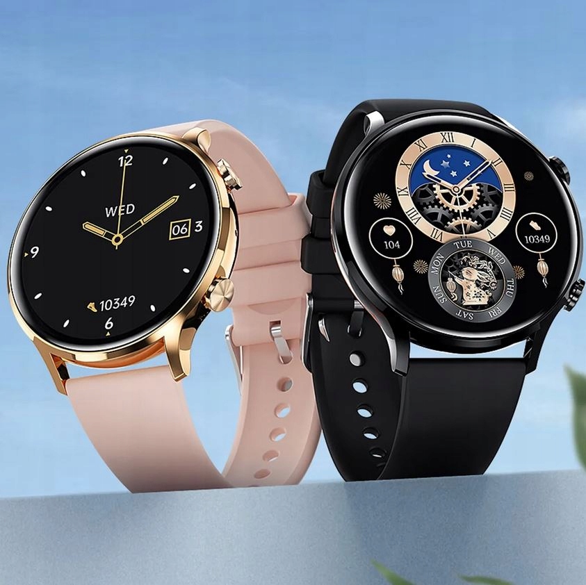SMARTWATCH DAMSKI ZEGAREK PL MENU ROZMOWY SMART WATCH + 4 PASKI + SŁUCHAWKI Rodzaj smartwatch