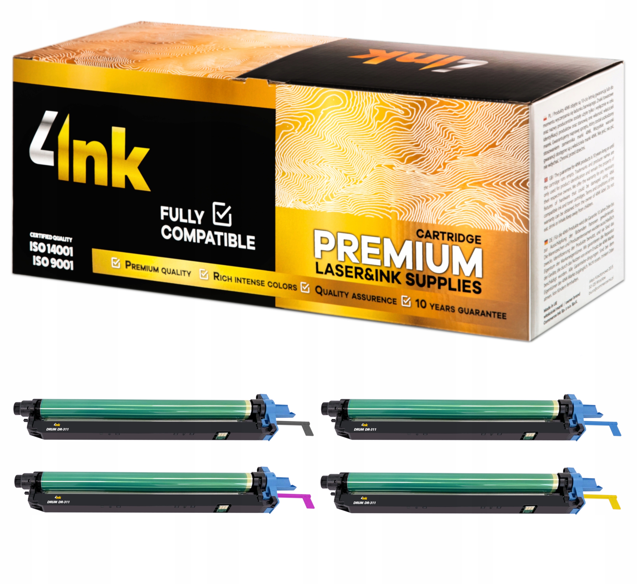 4x Buben DR-311 Pro Konica Minolta C220 C280 C360