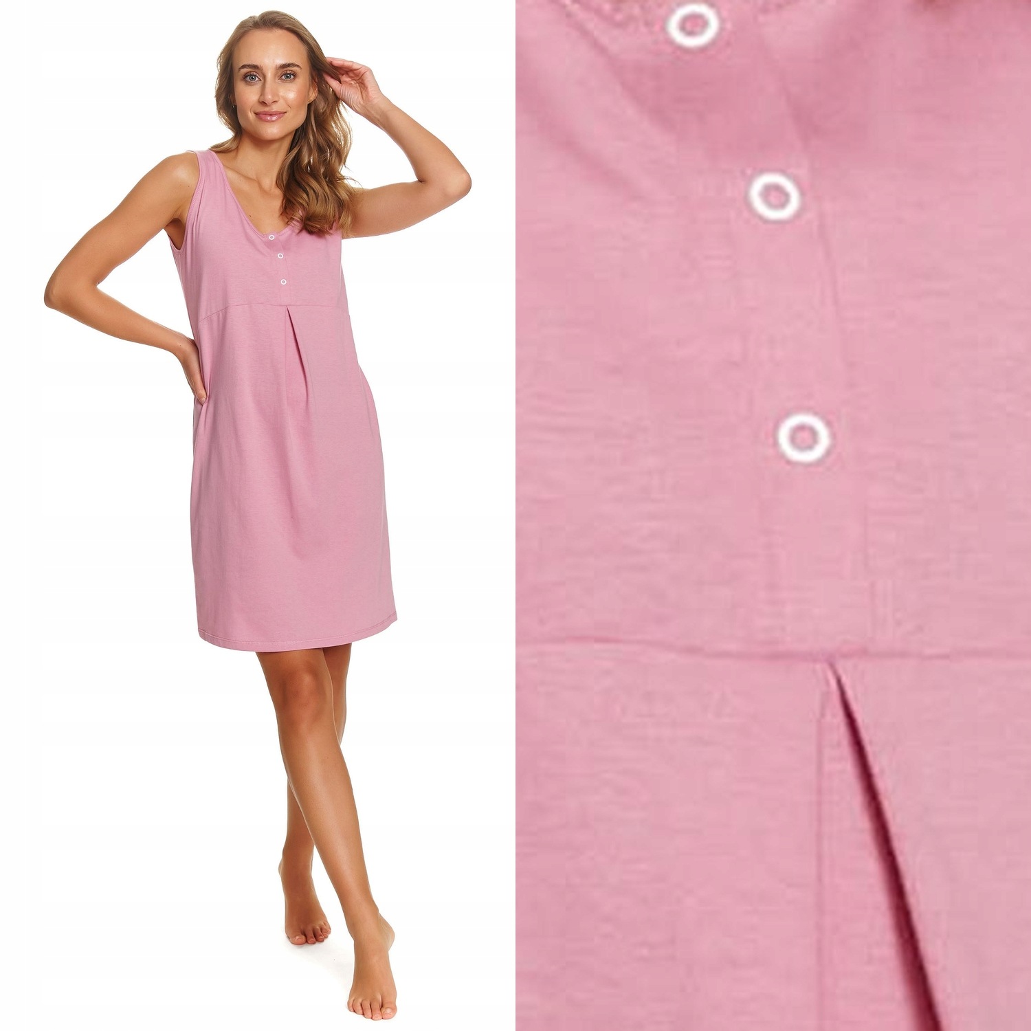 noční Doctornap Tcb 7460 blush rose bavlněná na druky S