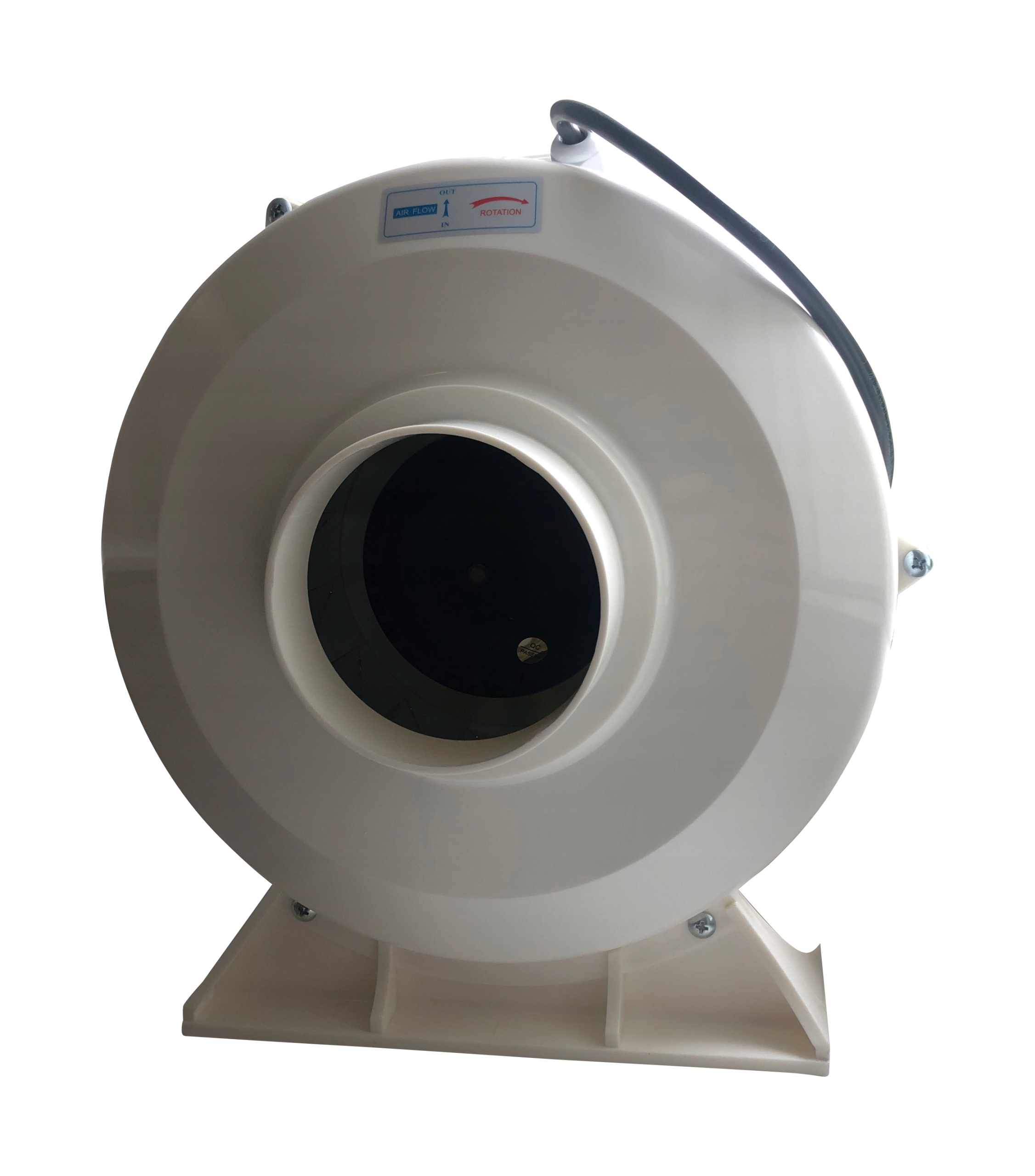 Wentylator kanałowy promieniowy TK-DF-100W do pompowania folii 100 mm